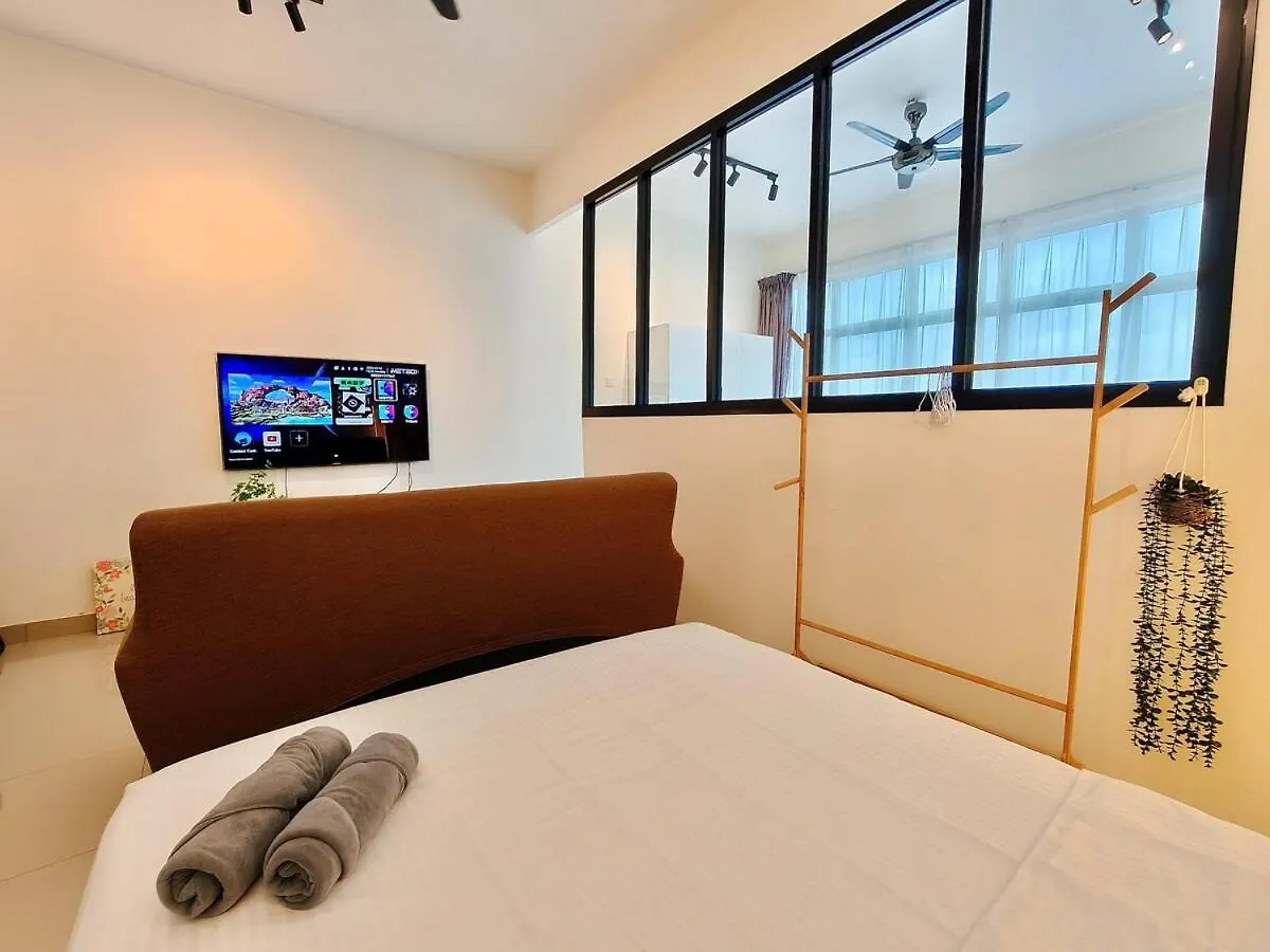 Jb High-Floor Studio 4Pax W Tv Box - Aeon Toppen Johor Bahru Appartement